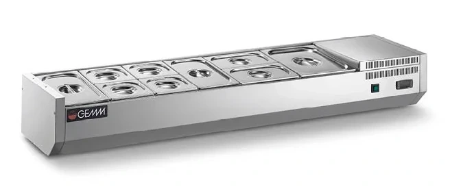 Chladiaca vitrína na ingrediencie DISPLAY – GEMM