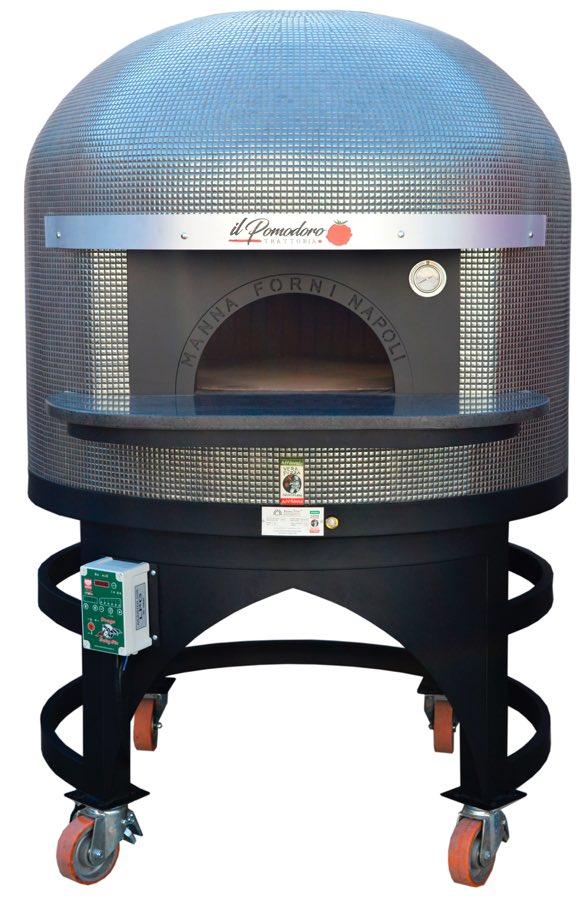 Tradičná murovaná kupolová pizza pec neapolského typu MF90, na drevo / plyn – MANNA FORNI