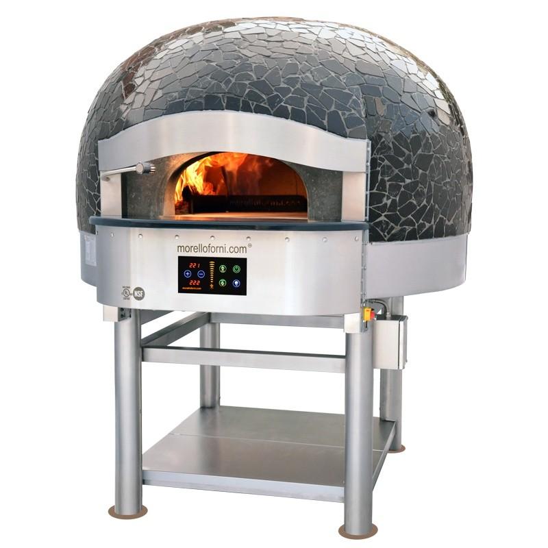 Pizza pec séria FM, na drevo + plynom vyhrievaná varná doska, tradičná, statická