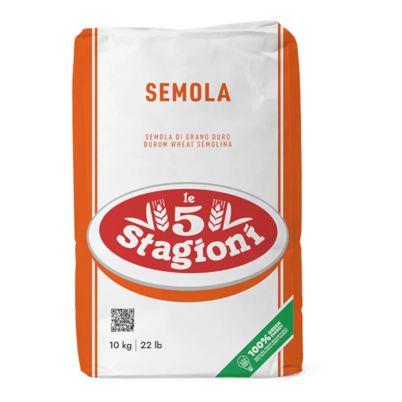 Semolina z tvrdej pšenice Semola, 10 kg – LE 5 STAGIONI