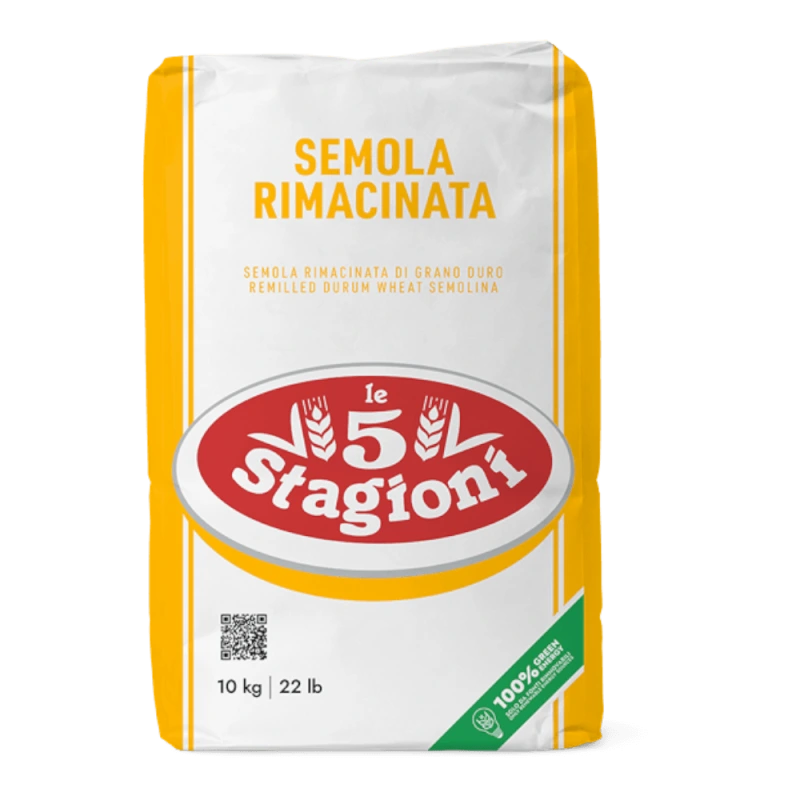 Semolina z tvrdej pšenice Semola Rimacinata, 1 kg – LE 5 STAGIONI