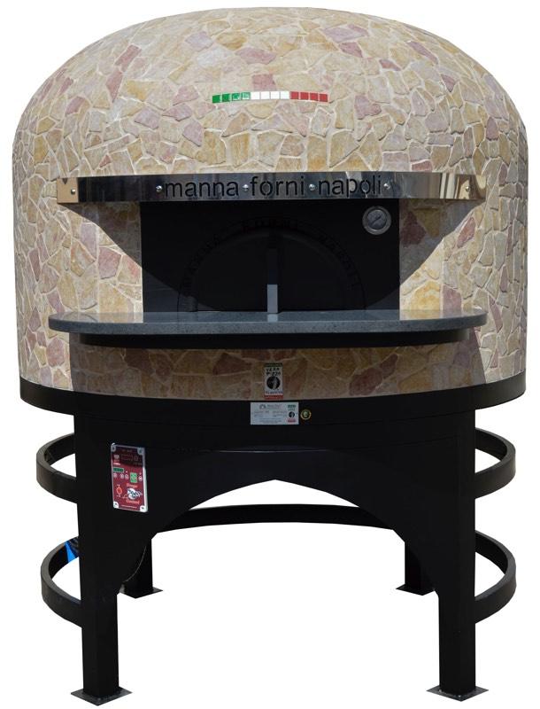 Tradičná murovaná kupolová pizza pec neapolského typu MF120, na drevo / plyn – MANNA FORNI