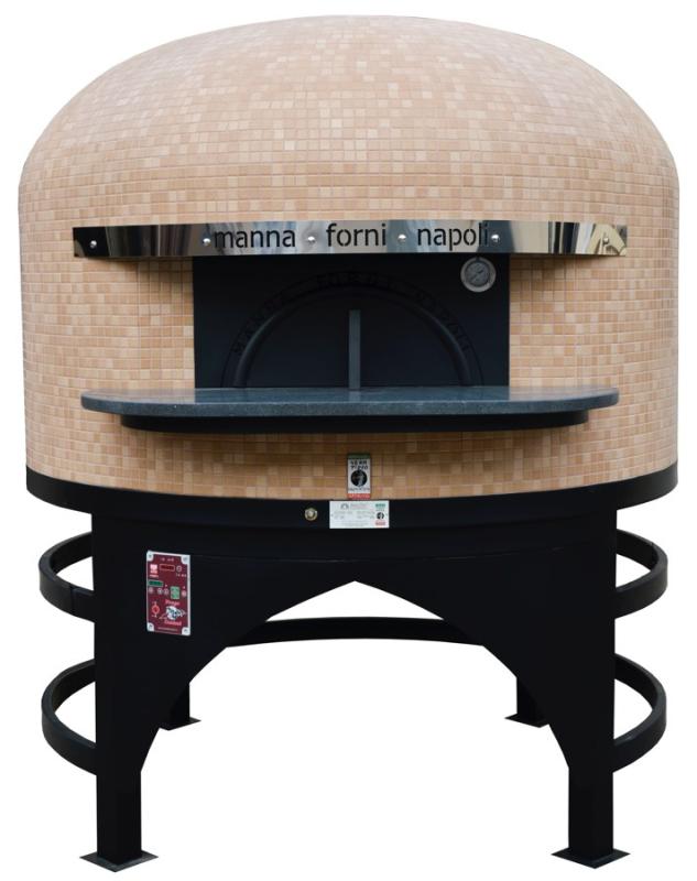 Tradičná murovaná kupolová pizza pec neapolského typu MF130, na drevo / plyn – MANNA FORNI