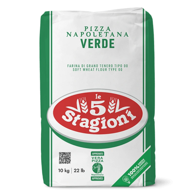 Pšeničná múka Pizza Napoletana Verde typ „00“, 10 kg – LE 5 STAGIONI