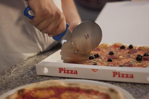 Dvojitý kolieskový krájač na pizzu PRO – GI.METAL