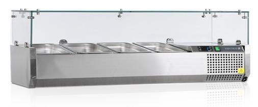Chladiace vitríny na ingrediencie, GN 1/4 - TEFCOLD