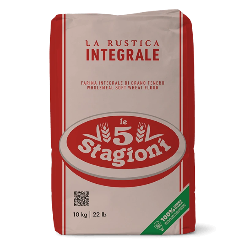 Pšeničná celozrnná múka La Rustica Integrale, 10 kg – LE 5 STAGIONI