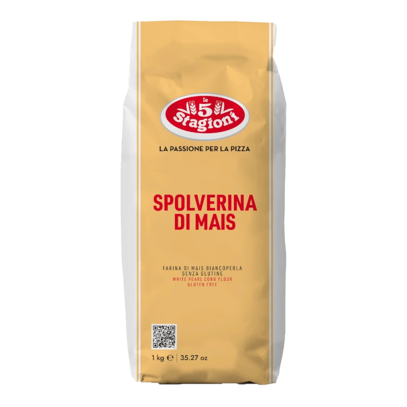 Biela kukuričná múka na podsypávanie Spolverina di Mais, 1 kg – LE 5 STAGIONI