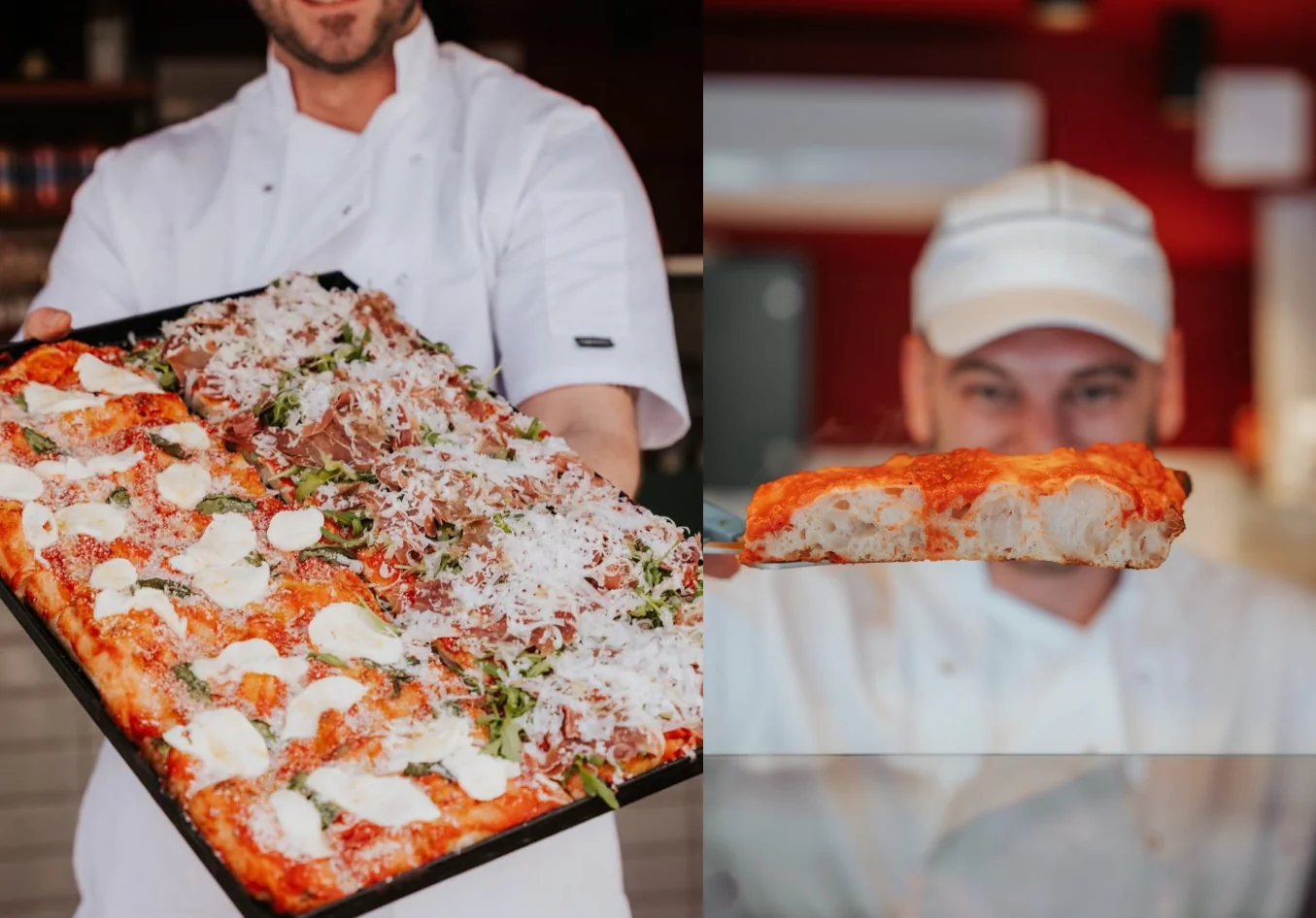 Rímska pizza al Taglio