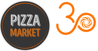 Logo pizza market