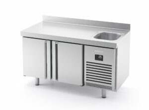 Chladiaci stôl GN 1/1 s drezom, línia 700 – INFRICO