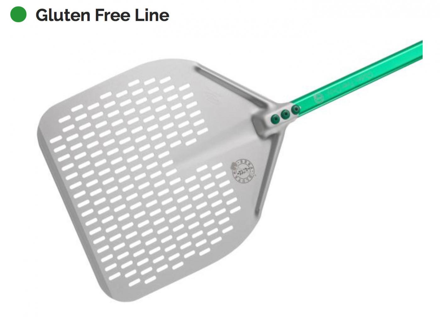 Perforovaná lopata na pizzu Gluten Free – GI.METAL