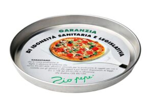 Okrúhly hliníkový pekáč na pizzu s 3 cm okrajom – ZIO PEPE