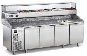Chladiaci pizza pult PZ 251, línia PIZZA PROFESSIONAL – EVERLASTING