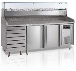 Chladiaci pizza pult PT1310, EN 60×40 cm – TEFCOLD