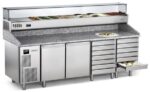 Chladiaci pizza pult PZ 145, línia PIZZA PROFESSIONAL – EVERLASTING – Obrázok 4