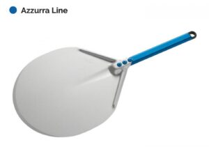 Okrúhla lopata na pizzu Azzurra s krátkou rukoväťou – GI.METAL