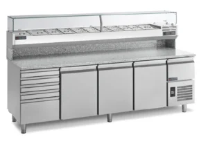 Chladiaci pizza pult UNIVERSAL, PC 270 – GEMM
