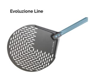 Perforovaná okrúhla lopata na pizzu Evoluzione – GI.METAL