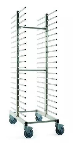 Vozík na plechy, 40 ks 60×40 cm – GI.METAL