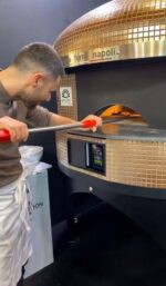 Elektrická murovaná kupolová pizza pec neapolského typu Masaniello® – MANNA FORNI – Obrázok 9