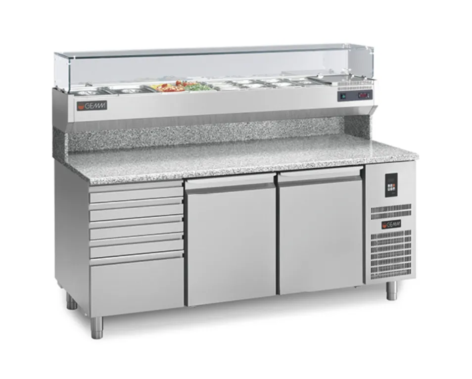Chladiaci pizza pult UNIVERSAL, PC 200C – GEMM
