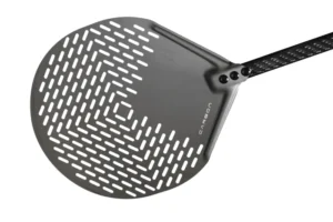 Perforovaná okrúhla lopata na pizzu Carbon – GI.METAL