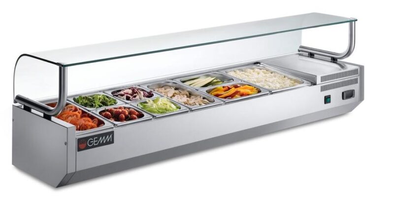 Chladiaca vitrína na ingrediencie DISPLAY – GEMM