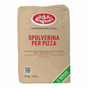 Múka z tvrdej pšenice na podsypávanie Spolverina Per Pizza, 10 kg – LE 5 STAGIONI